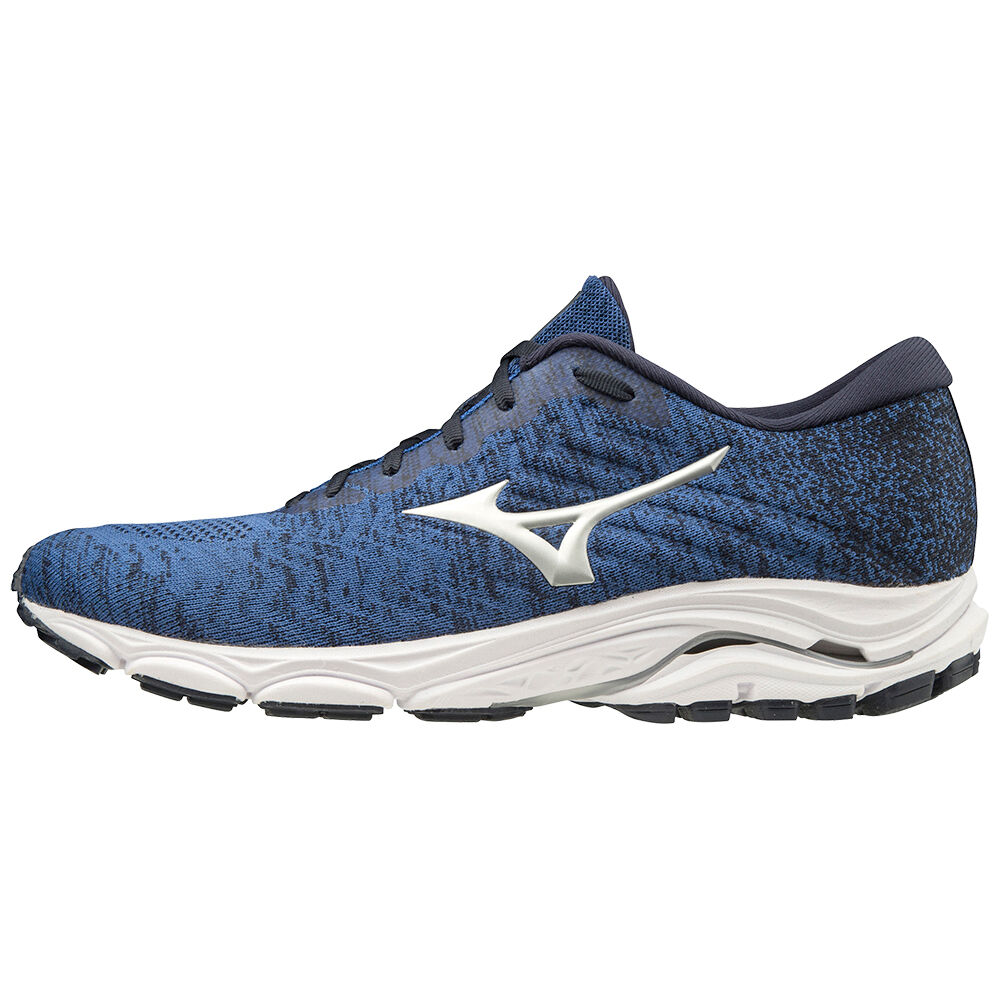 Mens Mizuno Wave Inspire Waveknit Running Shoes Navy Philippines (PNLIAW375)